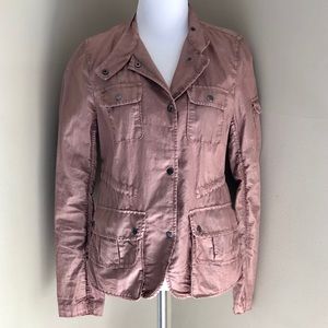 GAP Utility Field Jacket Pink Military Coat XS